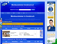 Tablet Screenshot of monteurzimmer-innsbruck.at